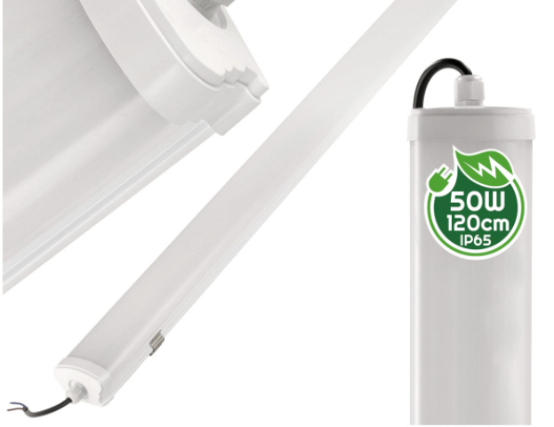 Berge LEO 50 W-os falon kívüli 120 cm-es por- és páramentes lámpa, IP65, 5000K, 5000lm 