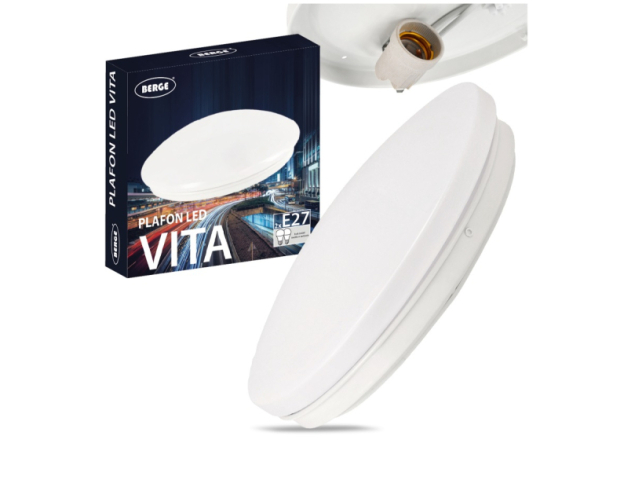 Berge Vita fehér színű, kerek mennyezeti lámpa 2xE27-es foglalattal 