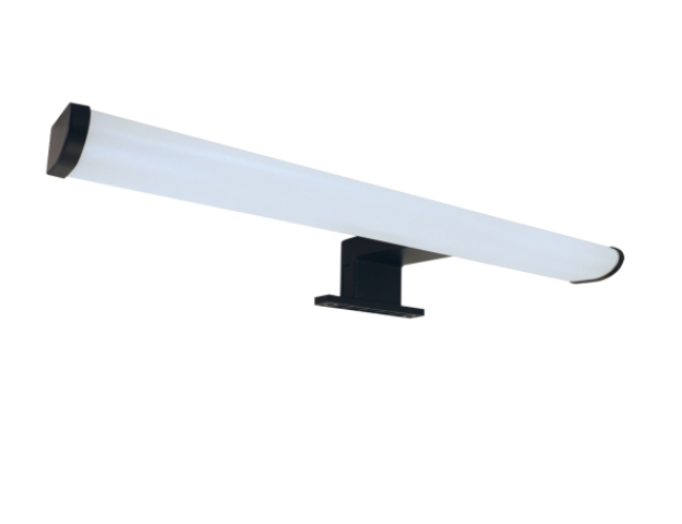 Strühm Dorian 8W, 4000K, fekete tükör feletti lámpa IP44-es védettségű 