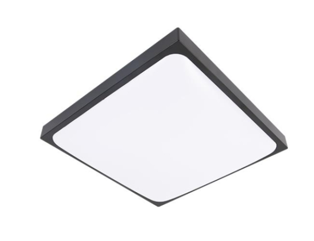 MasterLED Luvo mikrohullámú érzékelős 2xE27-es foglalatú fekete színű mennyezeti ...