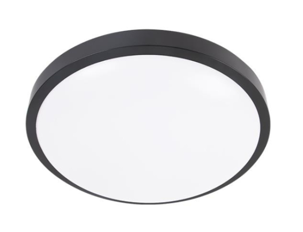 MasterLED Luvo 2xE27-es foglalatú kerek alakú fekete színű mennyezeti lámpa 