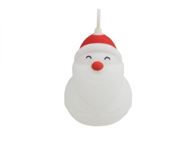 EcoLight Mikulás alakú RGB+ 3000K 2,5 W-os led éjszakai fény EcoLight Mikulás alakú RGB+ 3000K 2,5 W-os led éjszakai fény