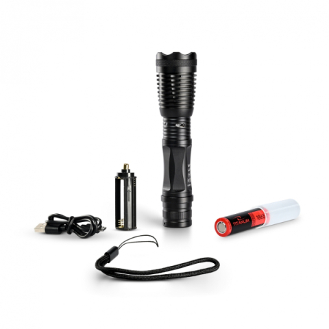 Videx TITANUM hordozható LED zseblámpa, 5000K, 350lm, TLF-T12