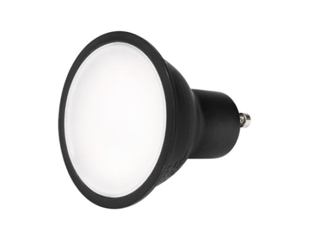 MasterLED GU10-es foglalatú 4,9 W-os SMD LED izzó, 4000K, fekete színű 