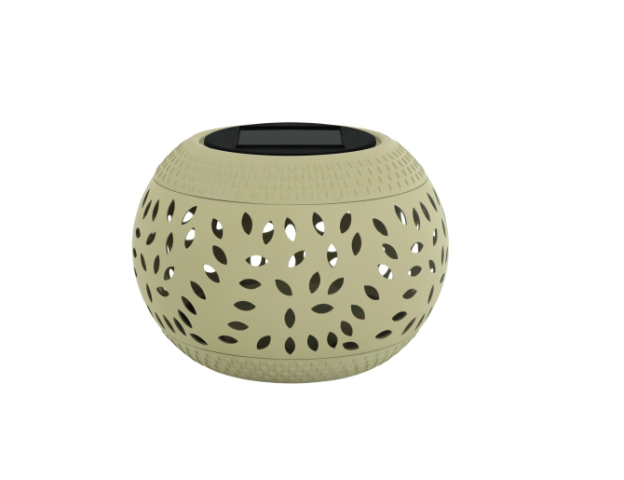 Strühm Herbi bézs színű napelemes LED lámpa, IP44-ös védettséggel 