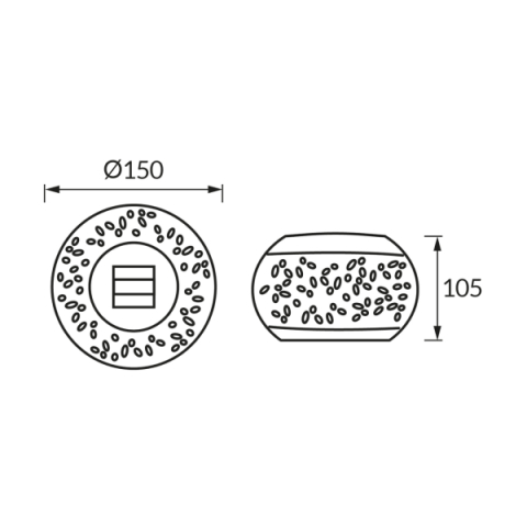 Strühm Herbi napelemes LED lámpa, IP44-ös védettséggel
