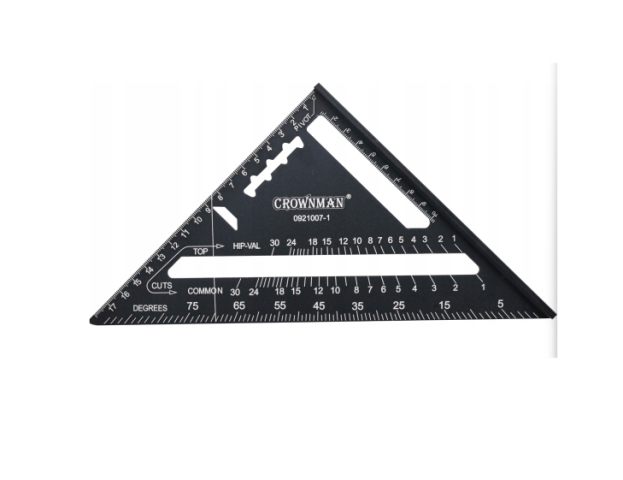 Crownman 180mm 7 Alumínium Derékszögmérő 