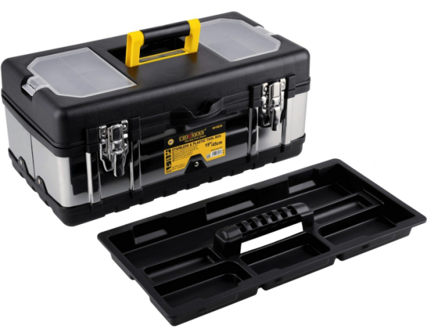 Crownman Műanyag Szerszámosláda 