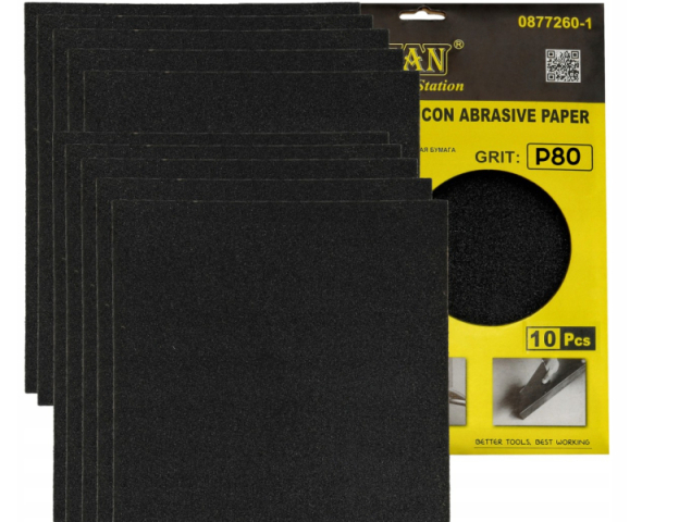 Crownman Csiszoló Papír 230x280mm P80 10 db 