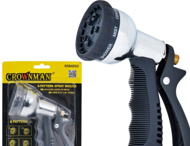 Crownman Állítható Öntöző Pisztoly 8-állítható 