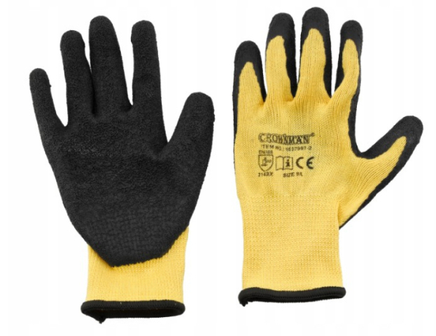 Crownman Mártott Gumi  Kesztyű L 