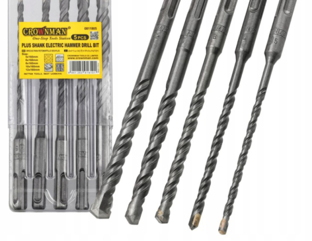 Crownman 5 db-os Betonfuró Szár Sds+ 
