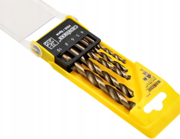 Crownman 5 db-os Fém Fúrószár 