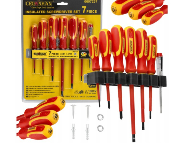 Crownman 7 db-os Csavarhuzó Készlet 