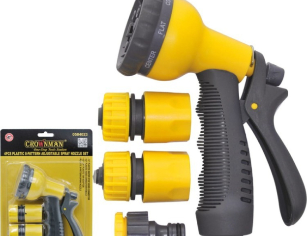 Crownman 4 db-os Gyorscsatlakozós Locsoló Fej 