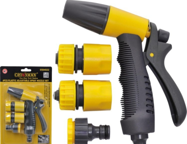 Crownman 4 db-os műanyag tömlőcsatlakozó 1/2 3/4 