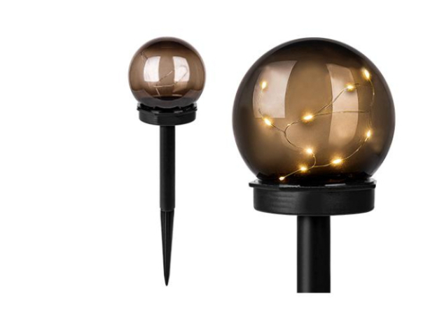 MasterLED Kula földbe szúrható 10 cm-es napelemes LED lámpa MasterLED Kula földbe szúrható 10 cm-es napelemes LED lámpa