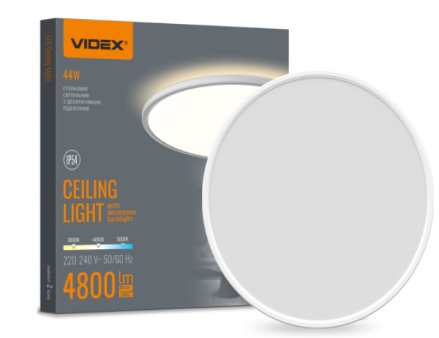 Videx mennyezeti lámpa, állítható színhőmérséklettel 4800Lm 3000K/4000K/5000K ... Videx mennyezeti lámpa, állítható színhőmérséklettel 4800Lm 3000K/4000K/5000K ...