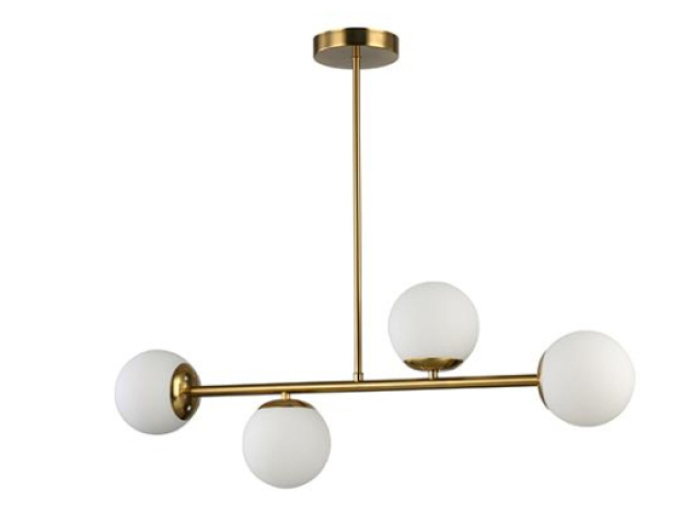 MasterLED Bali 75 cm-es arany színű függesztett mennyezeti lámpa, E27-es foglalattal 