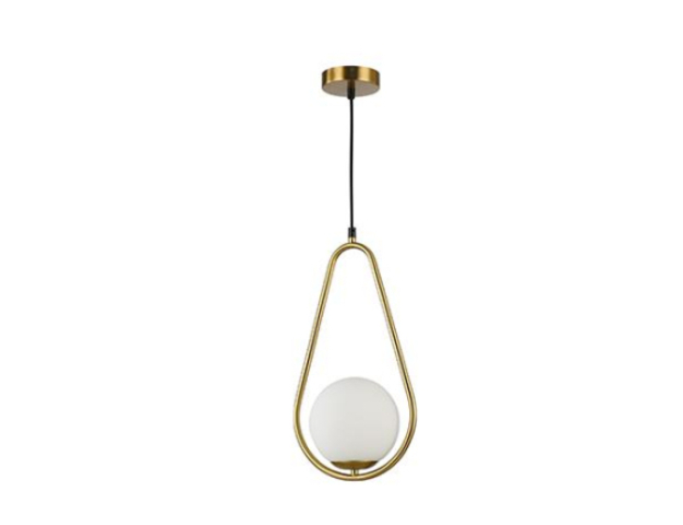 MasterLED Bali 15 cm-es arany színű könnycsepp alakú függesztett mennyezeti lámpa, ...