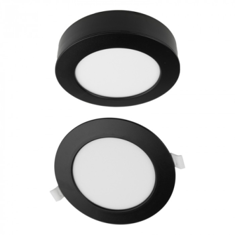 Ecolight 18W-os, kerek alakú, CCT, fekete, süllyesztett és felületre szerelhető ... Ecolight 18W-os, kerek alakú, CCT, fekete, süllyesztett és felületre szerelhető ...