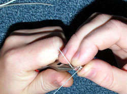 LED ellenállás forrasztása