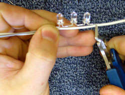 LED ellenállás forrasztása